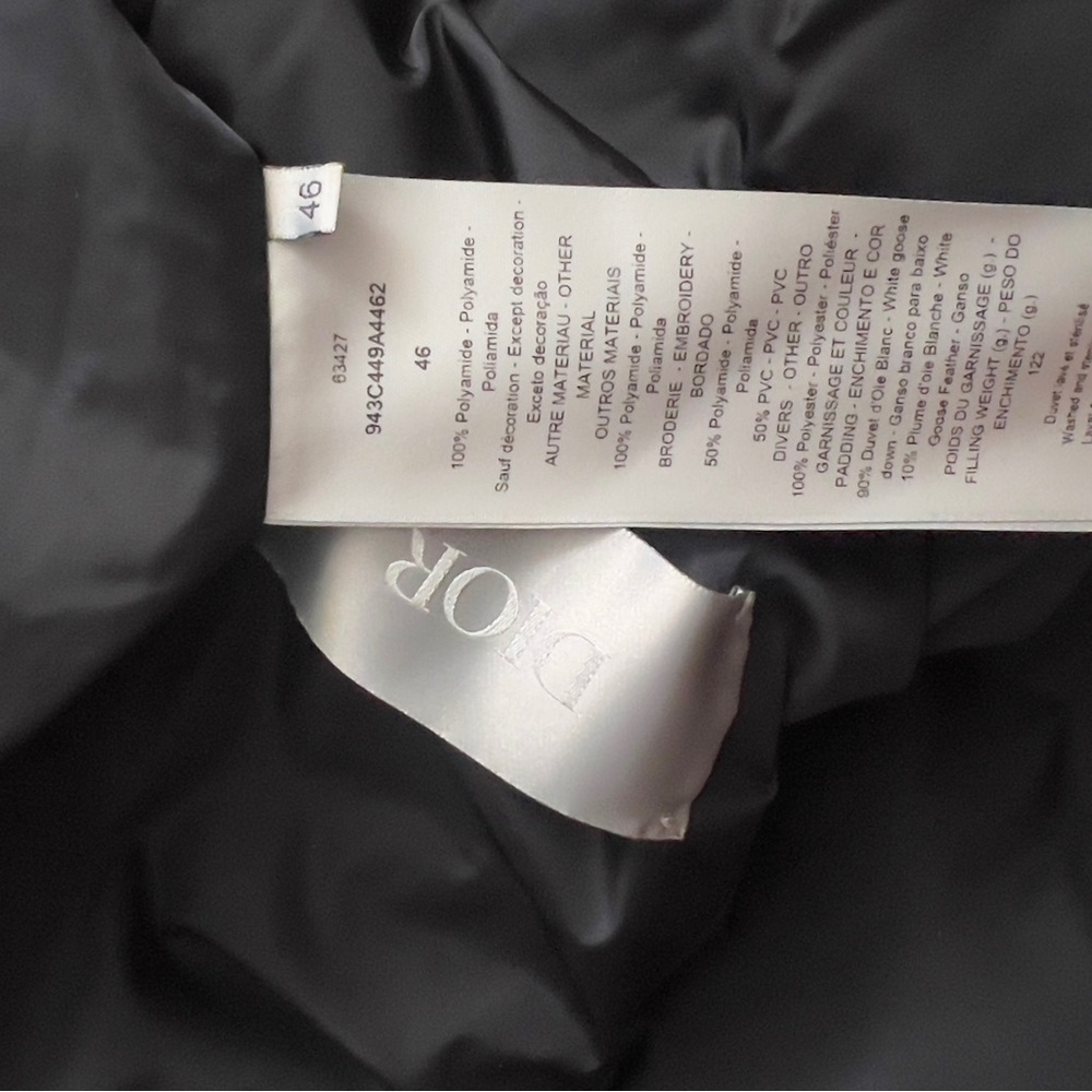 Dior Oblique Purple Puffer Jacket - Picture 3 of 10